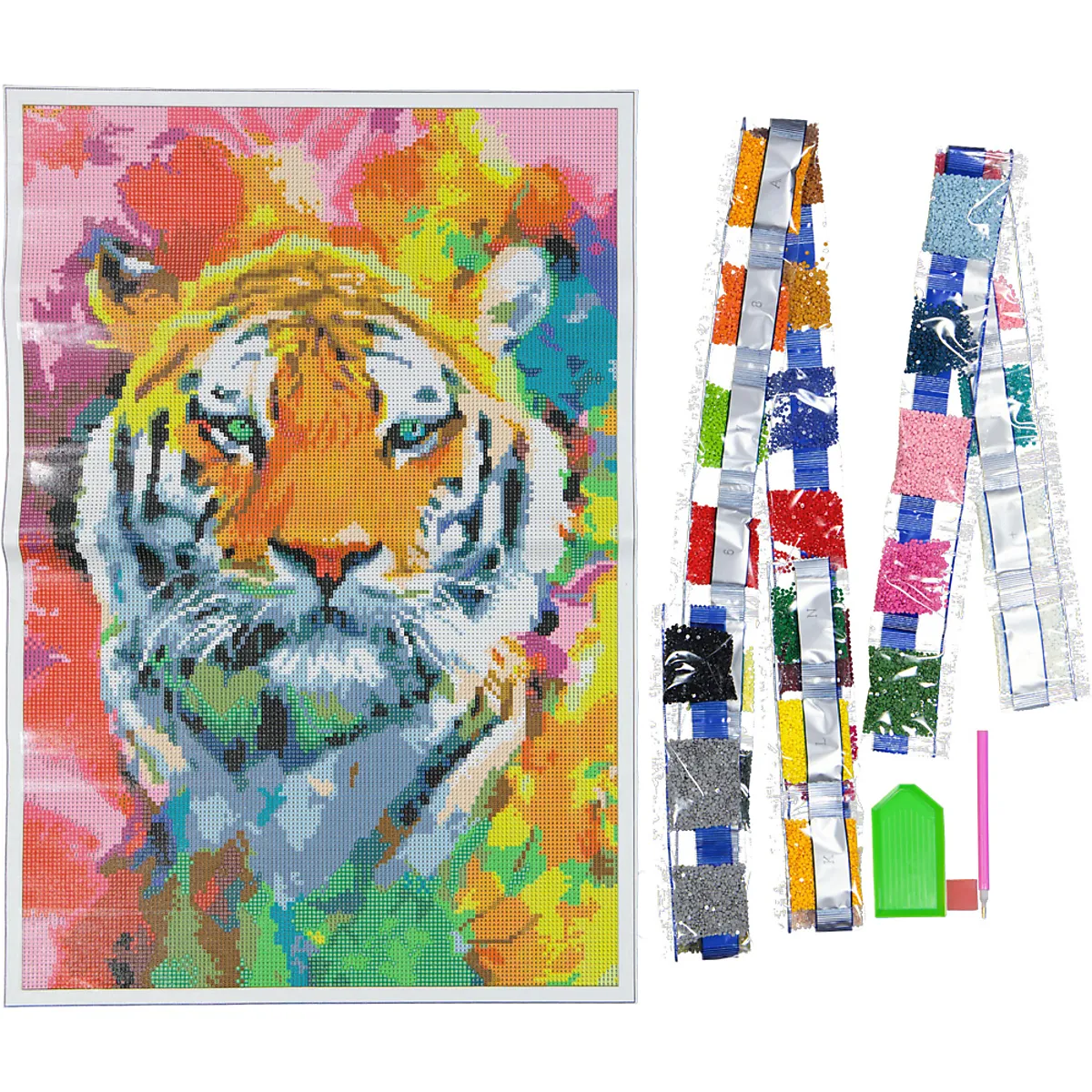 Diamond painting - Wit