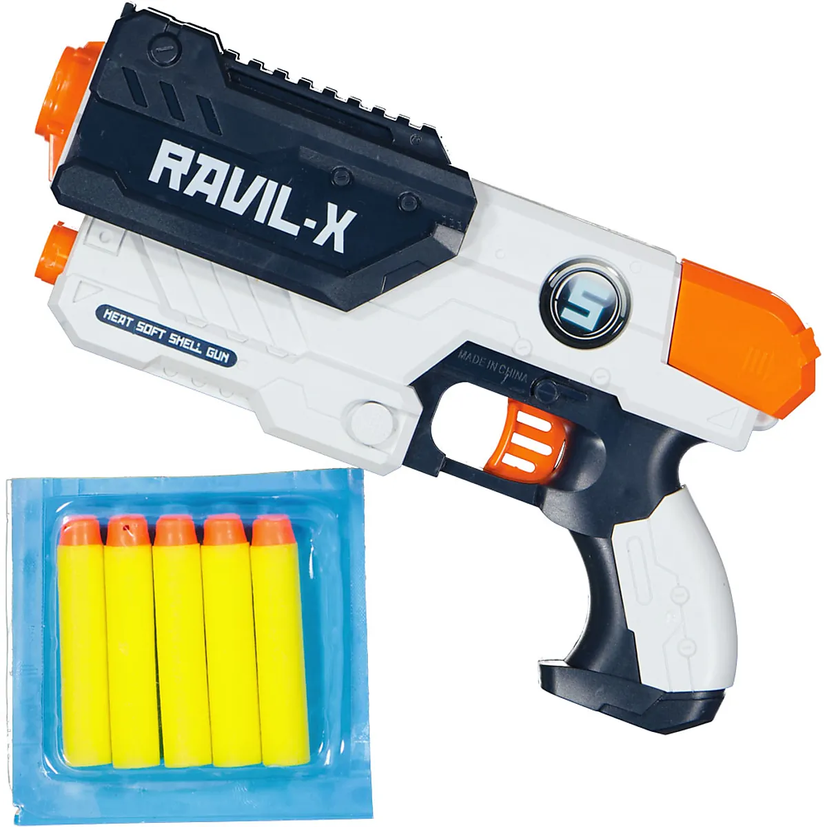 Pistool met pijlen - Zwart