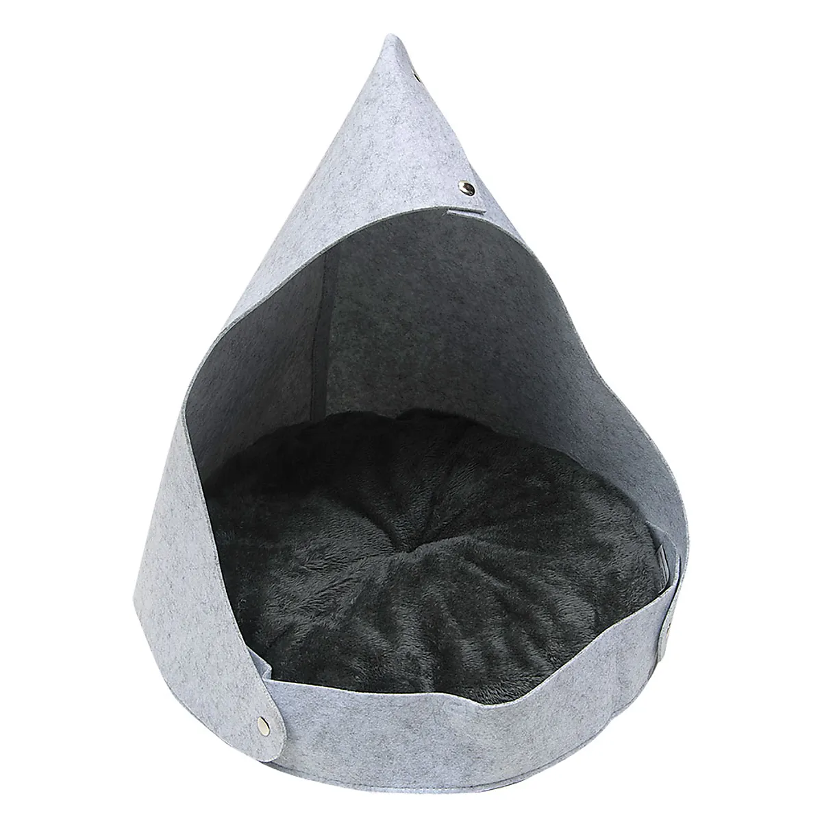 Katzenkörbchen - Grau