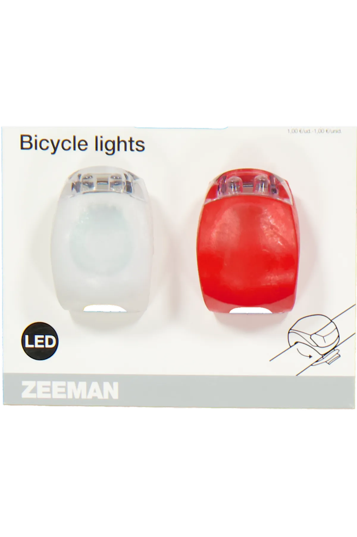 Fietslampjes - Wit