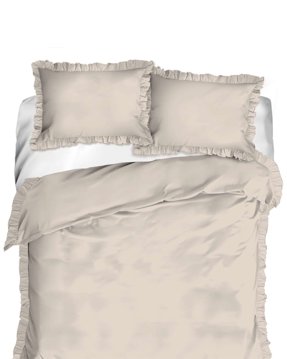 Dekbedovertrek set - Beige