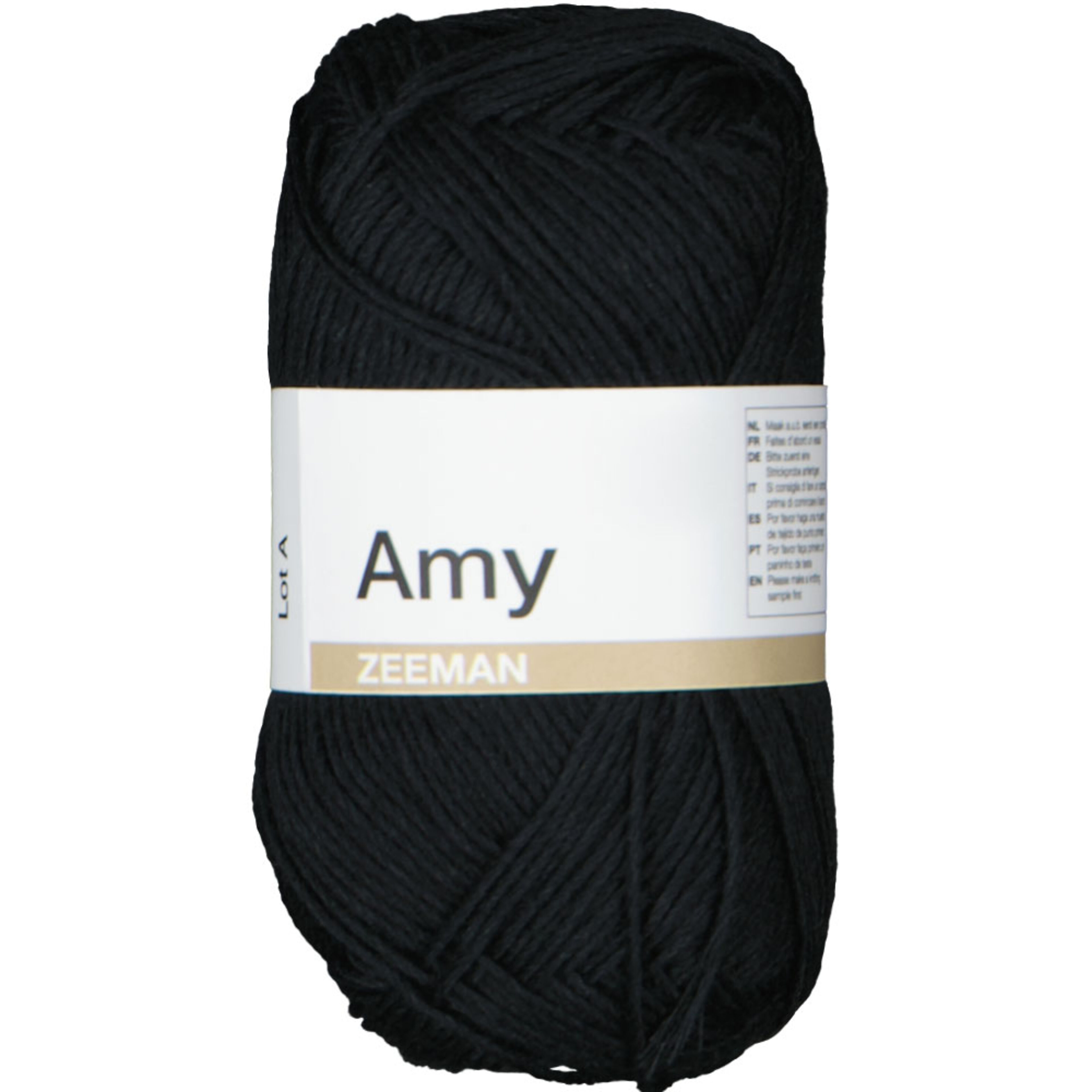 Amy Fios de croché Preto