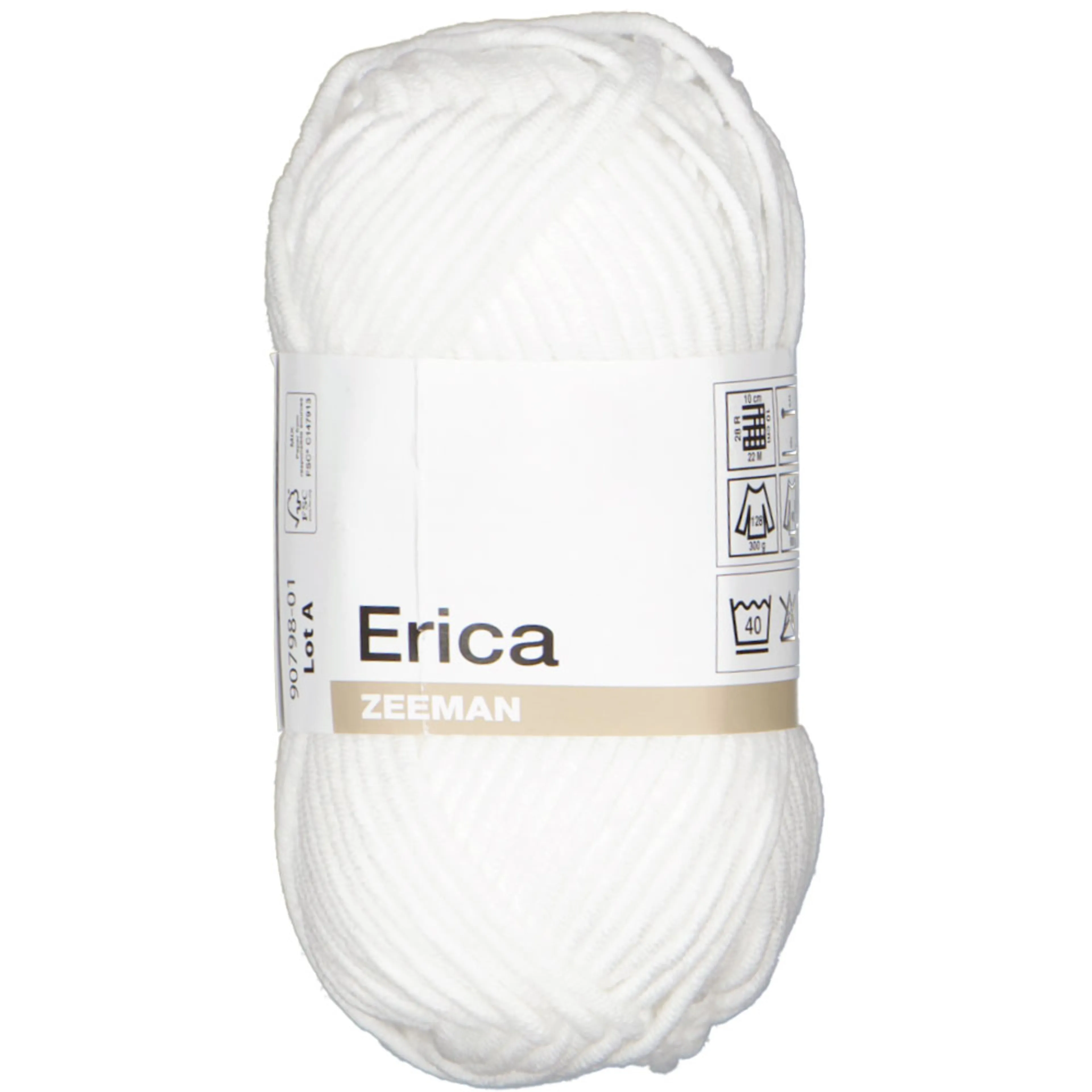 Erica Strickgarn - Weiß