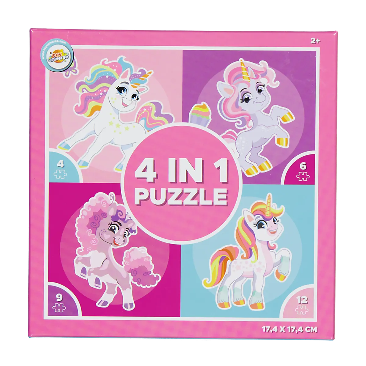 Puzzle 4 en 1 - Rose