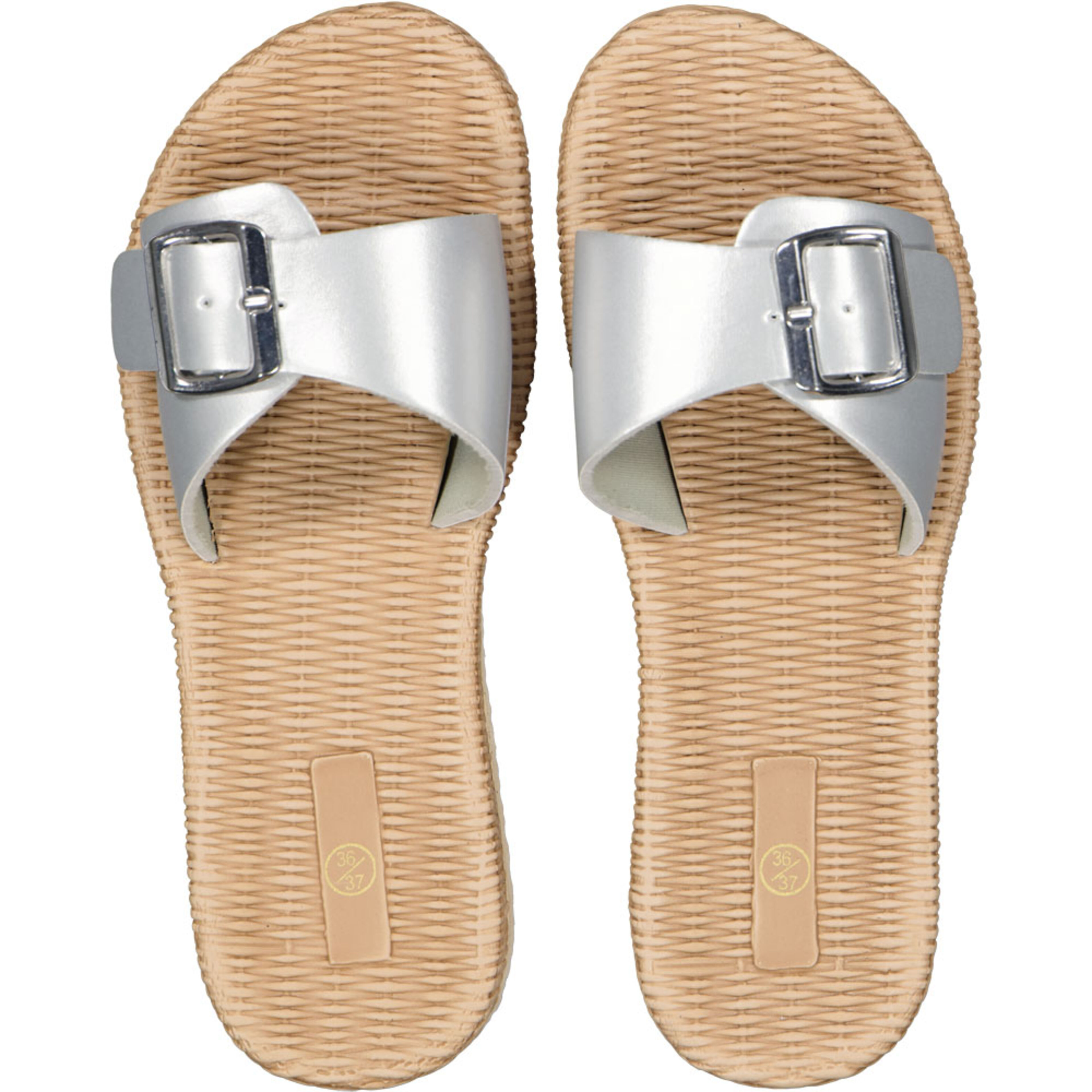 Slippers Zilver