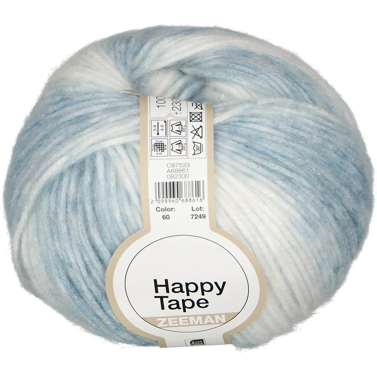 Happy tape Fil à tricoter - Bleu