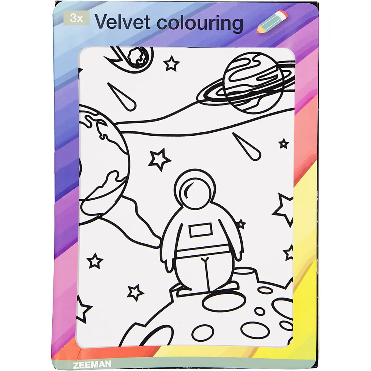 Velvet kleurplaat - Multi-color