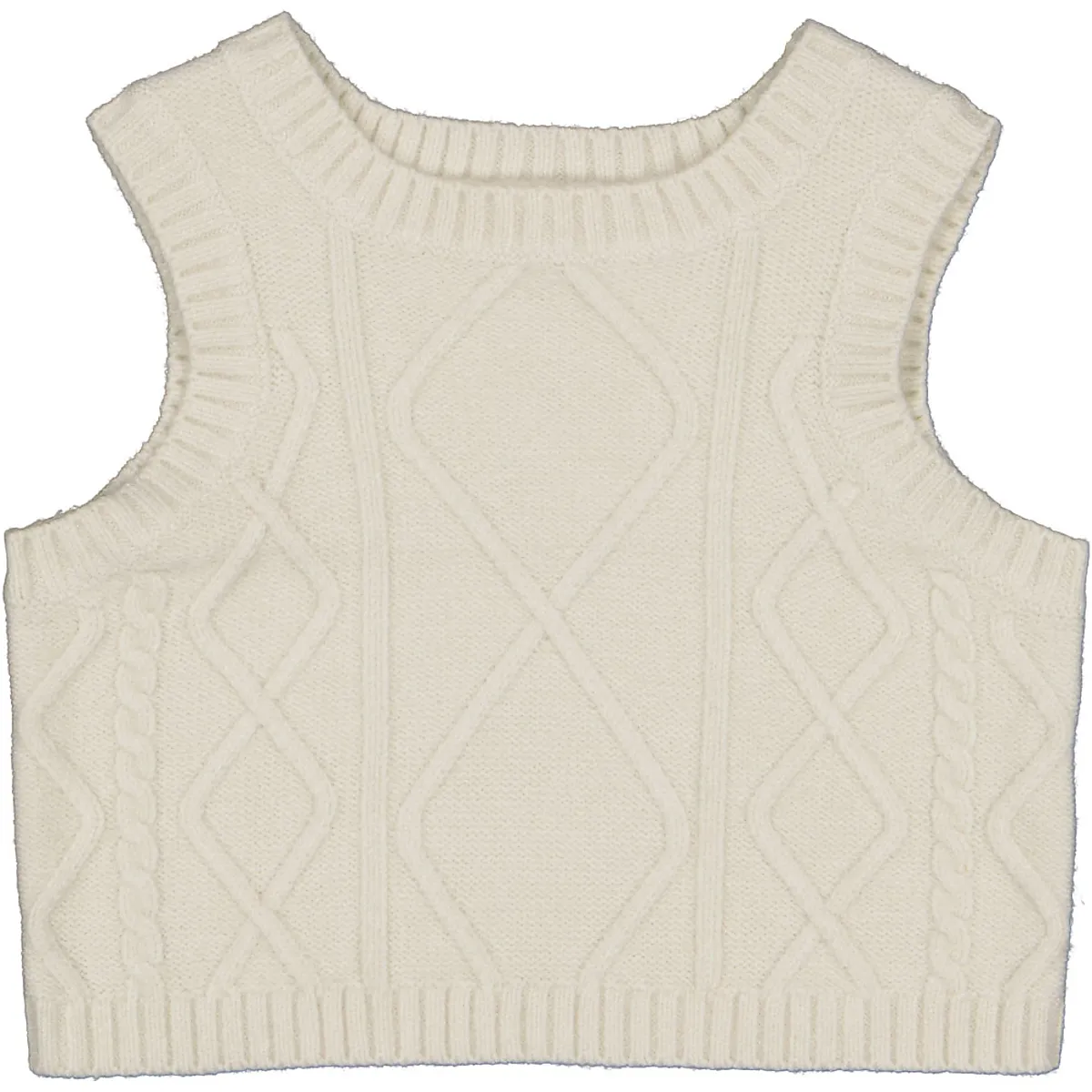 Pull sans manches - Beige