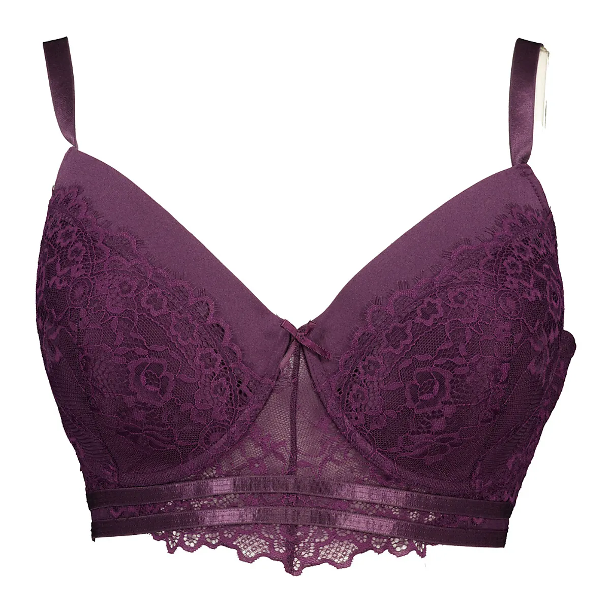 Demi Soutien-gorge padd� - Violet