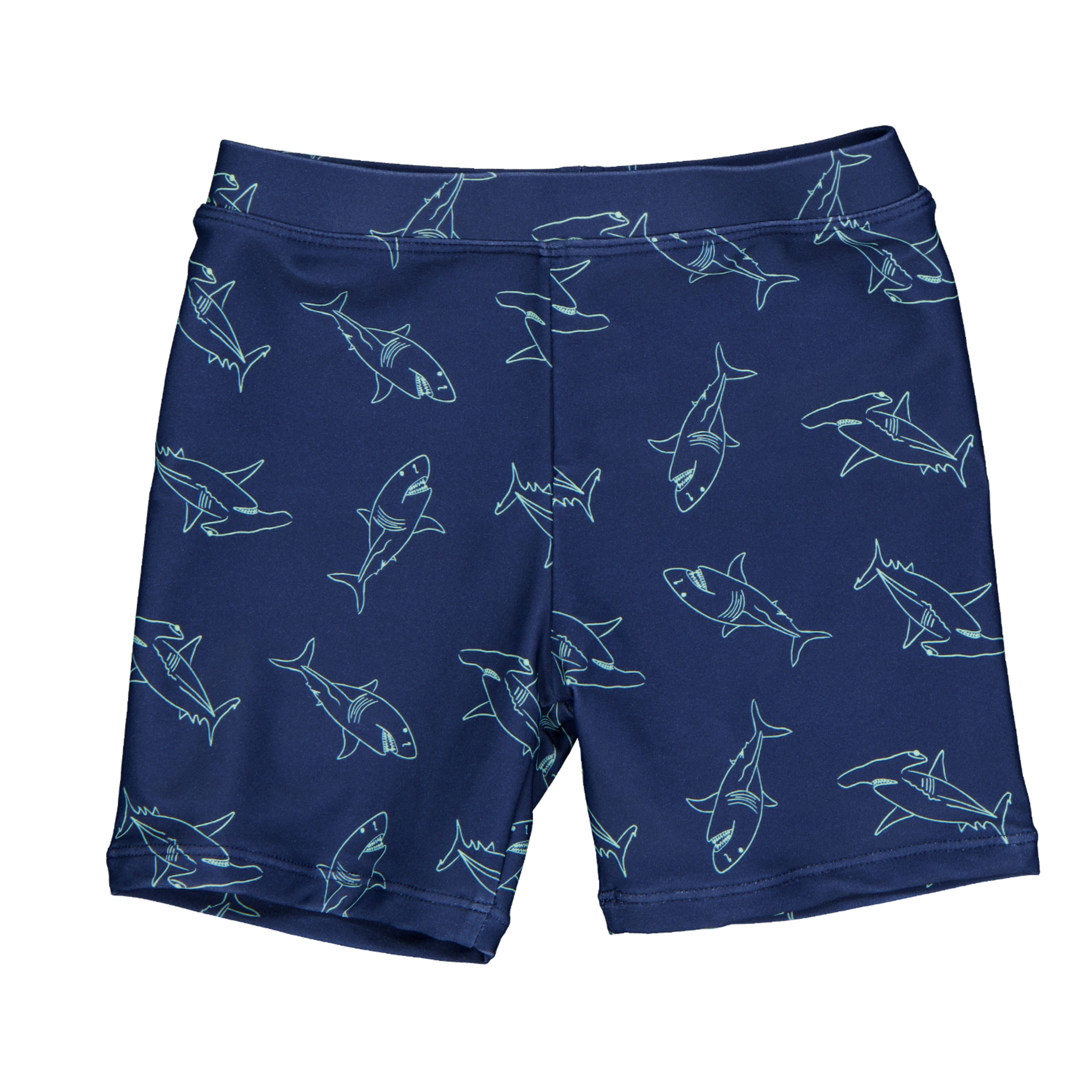 Badeboxershorts Blau