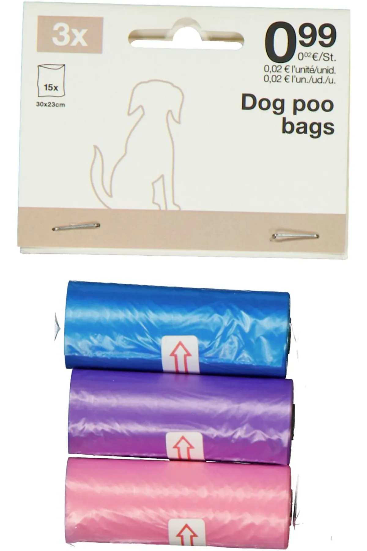 Sacs à déjections canines - Bleu