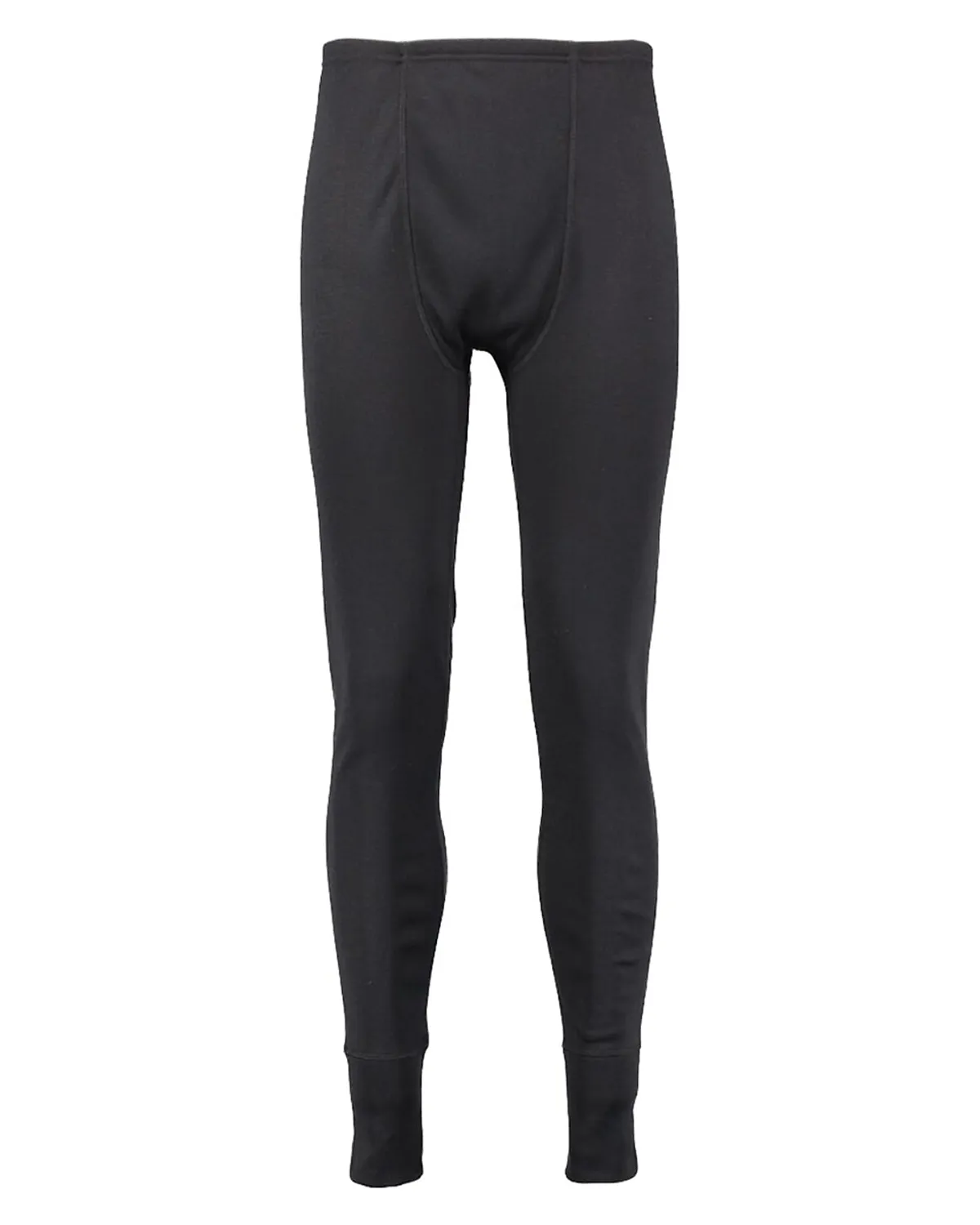 Acanalado Thermo Pantalones - Negro