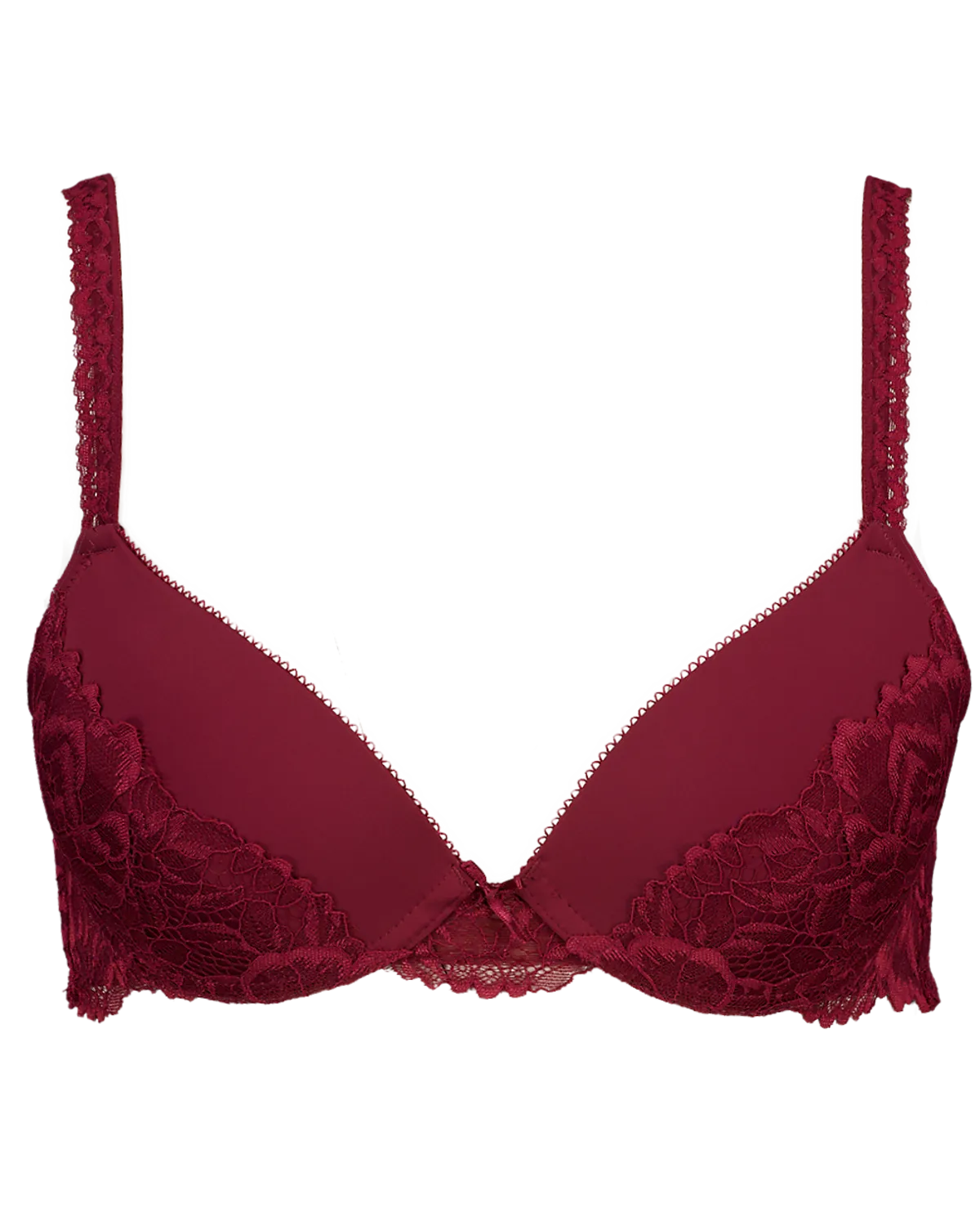 Cheeky plunge Soutien-gorge push-up - Rouge