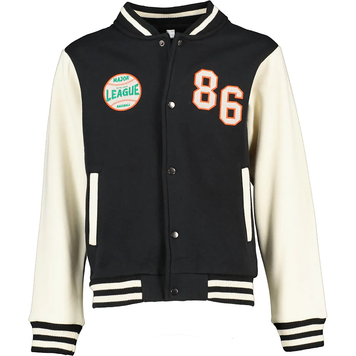 Baseballjacke - Schwarz
