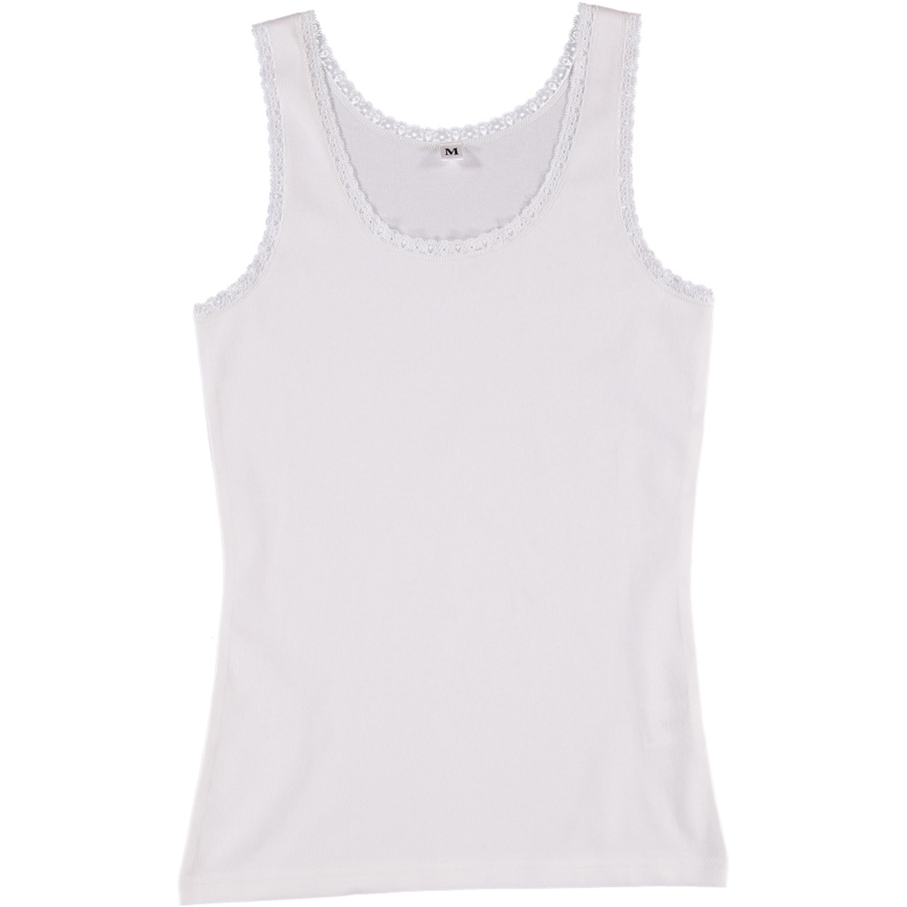 Camisola de alças Branco