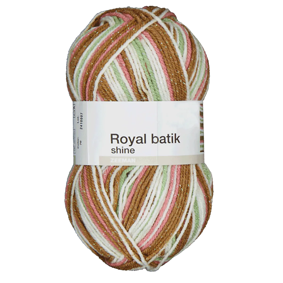 Royal batik shine Strickgarn - Weiß