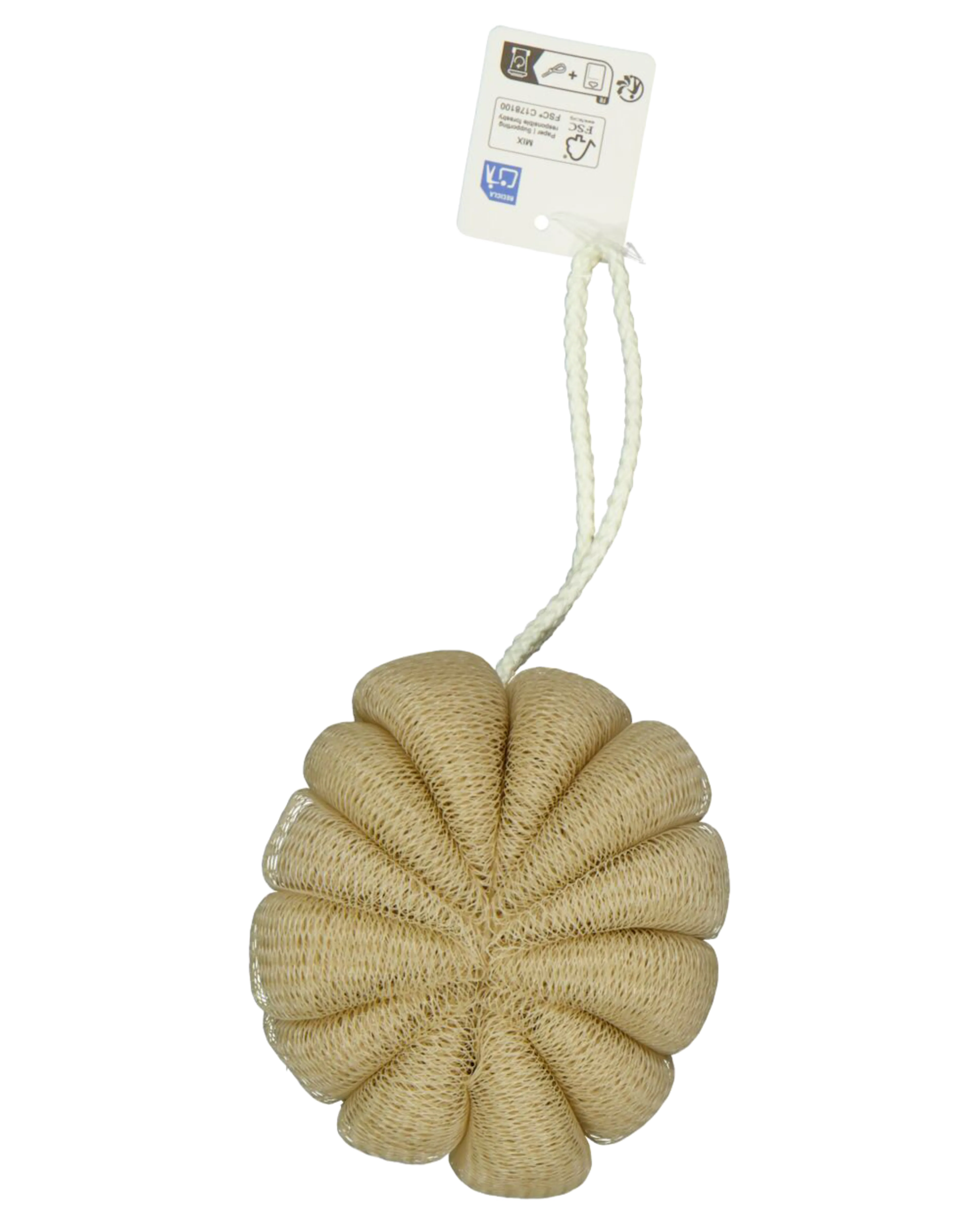 Éponge de bain - Marron