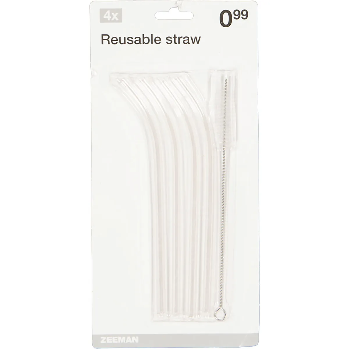 Herbruikbare rietjes - Wit