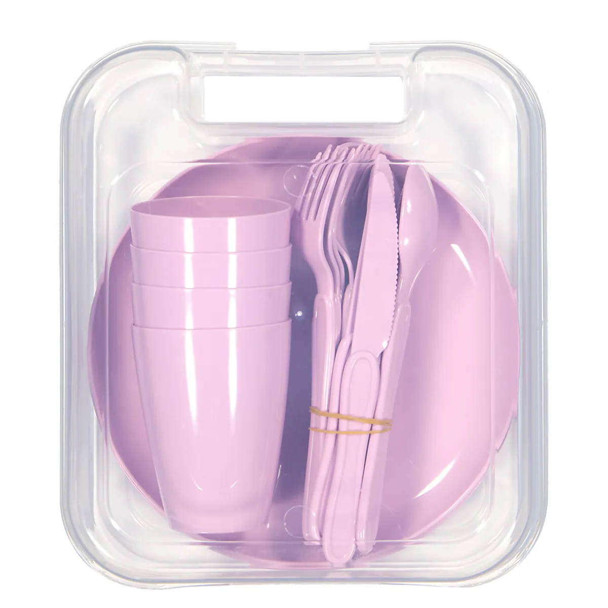 Picknickbox mit Service - Violett