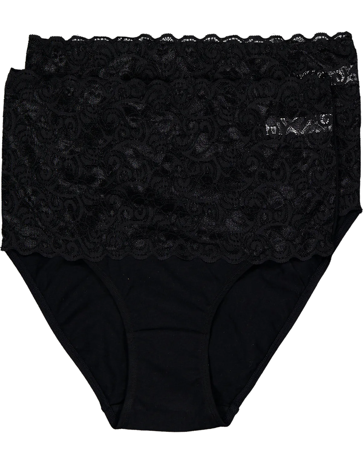 Roxy Braguitas de cintura alta - Negro