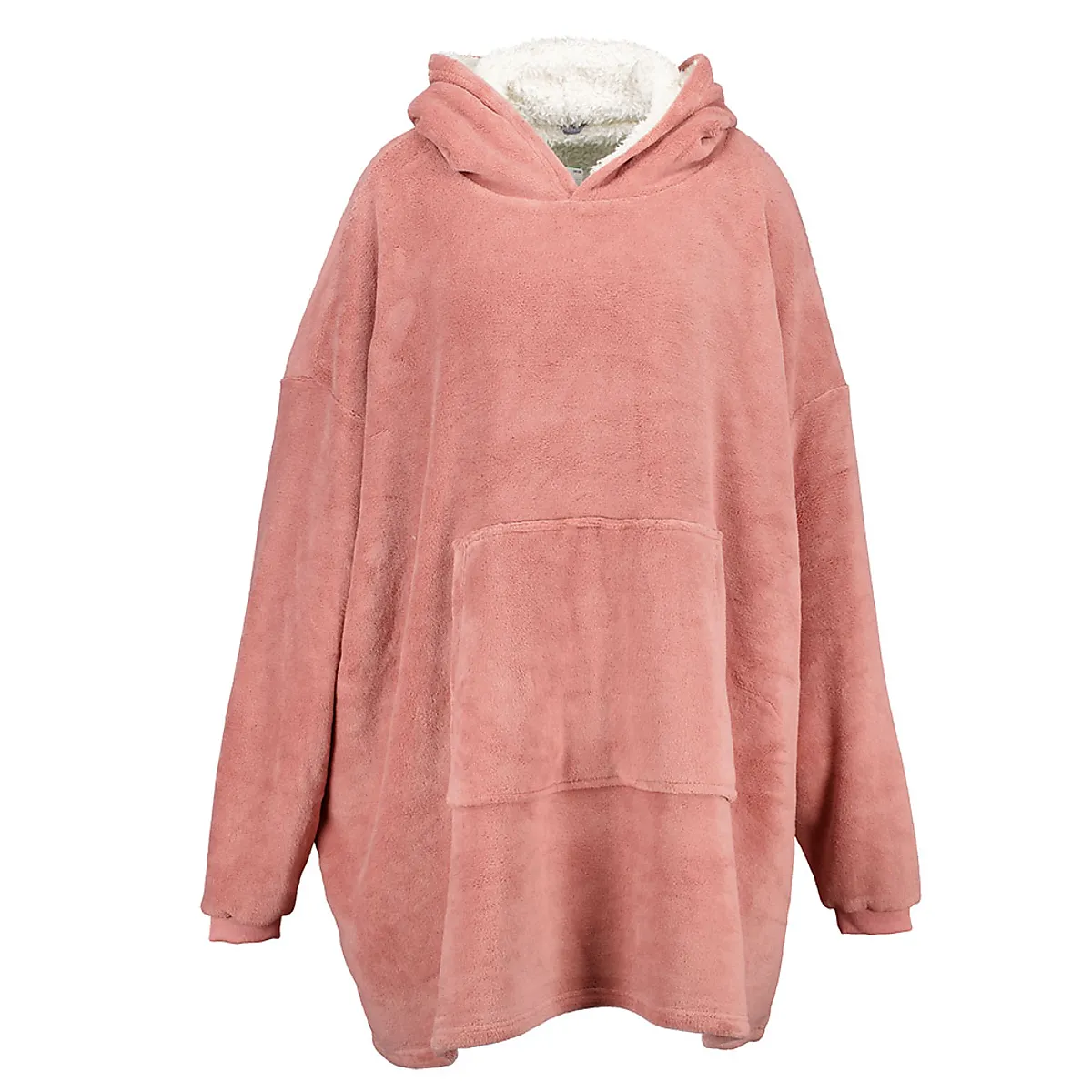 Deken-hoodie - Roze