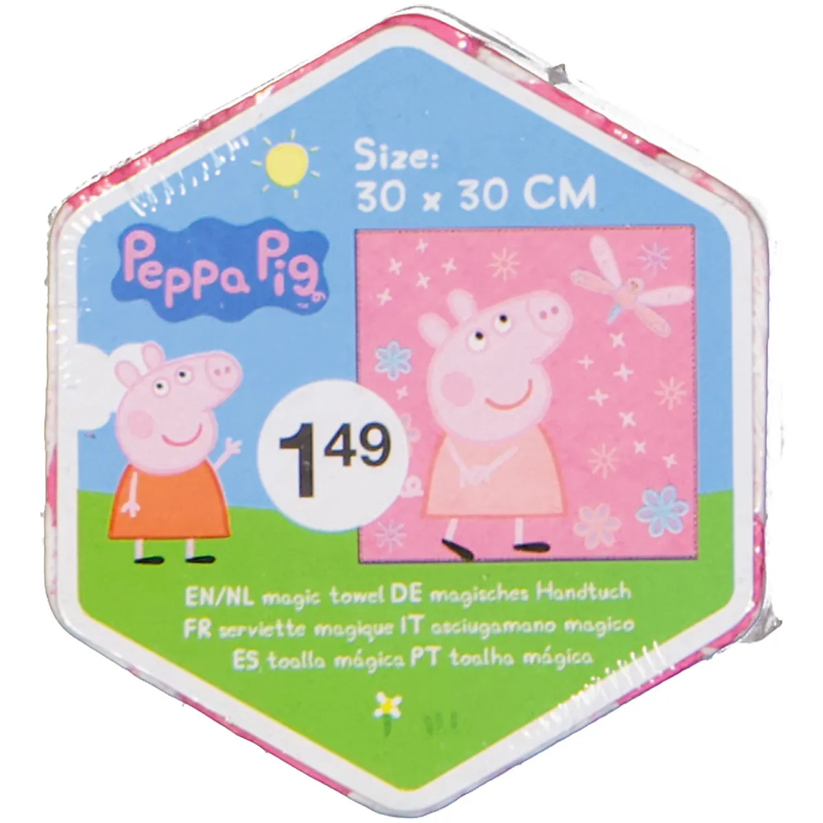 Serviette magique - Rose