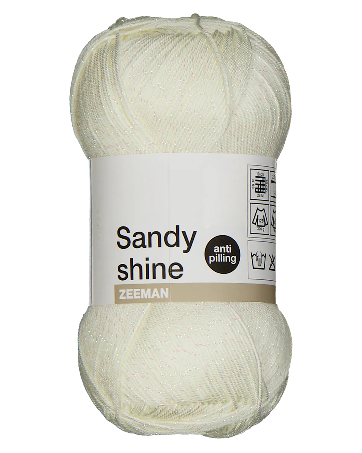 Sandy shine Breigaren - Wit