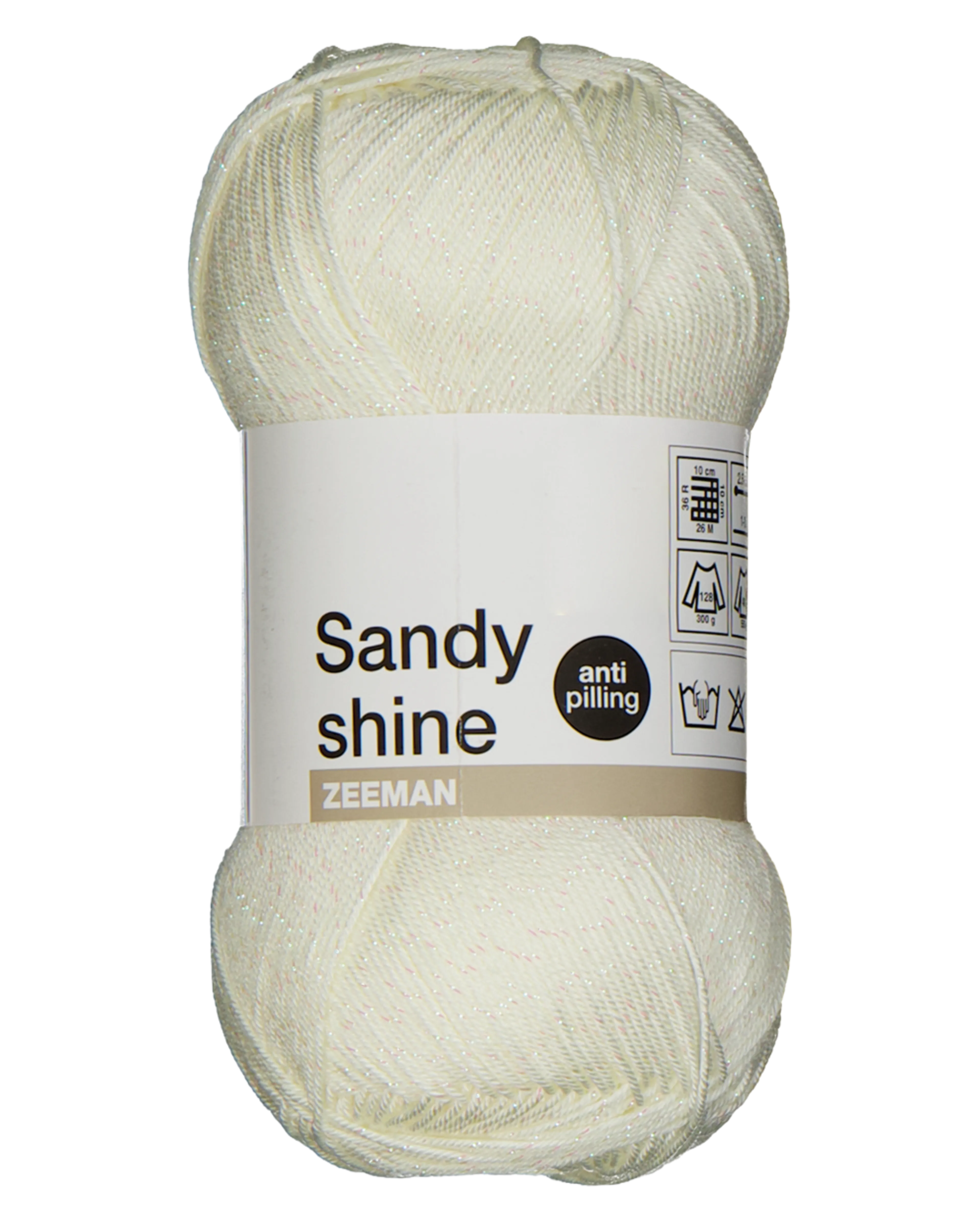 Sandy shine Hilo de punto - Blanco