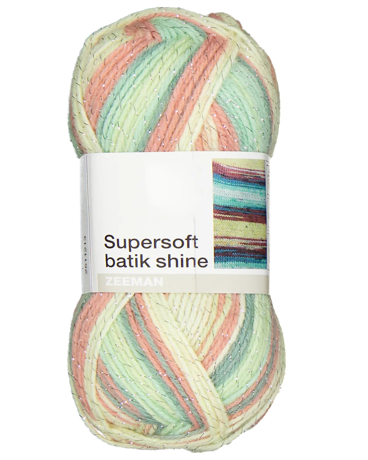Supersoft batik shine Hilo de punto - Verde