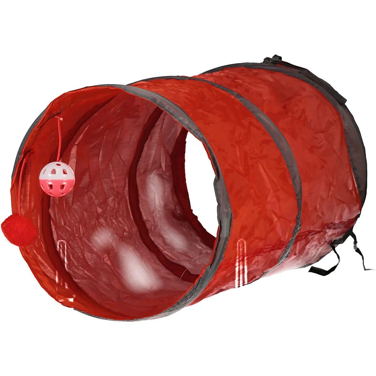 Katzen-Spieltunnel - Rot