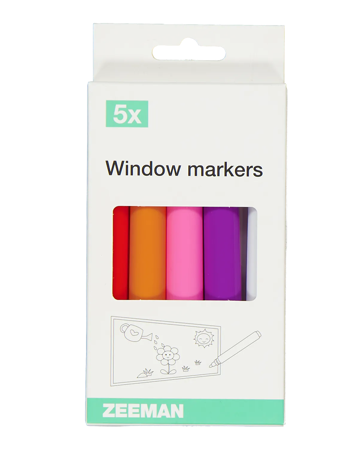 Crayons feutres pour vitres - Blanc