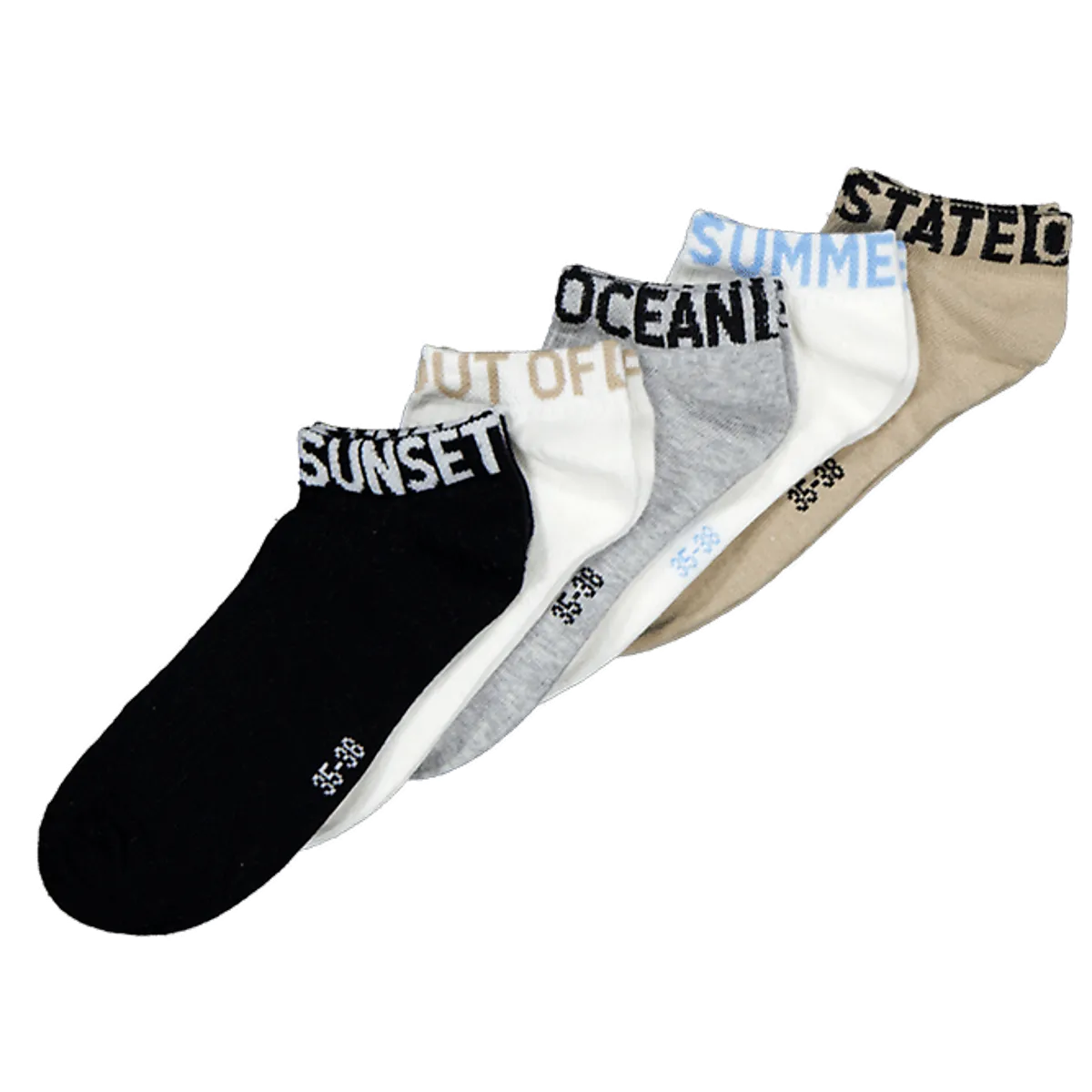 Sneakersokken - Zwart