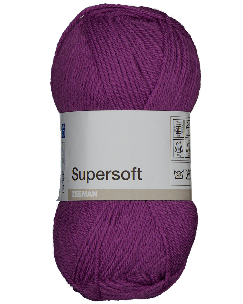 Super soft Breigaren - Paars afbeelding