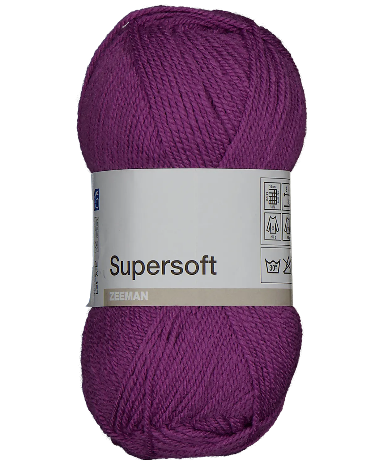 Super soft Breigaren - Paars