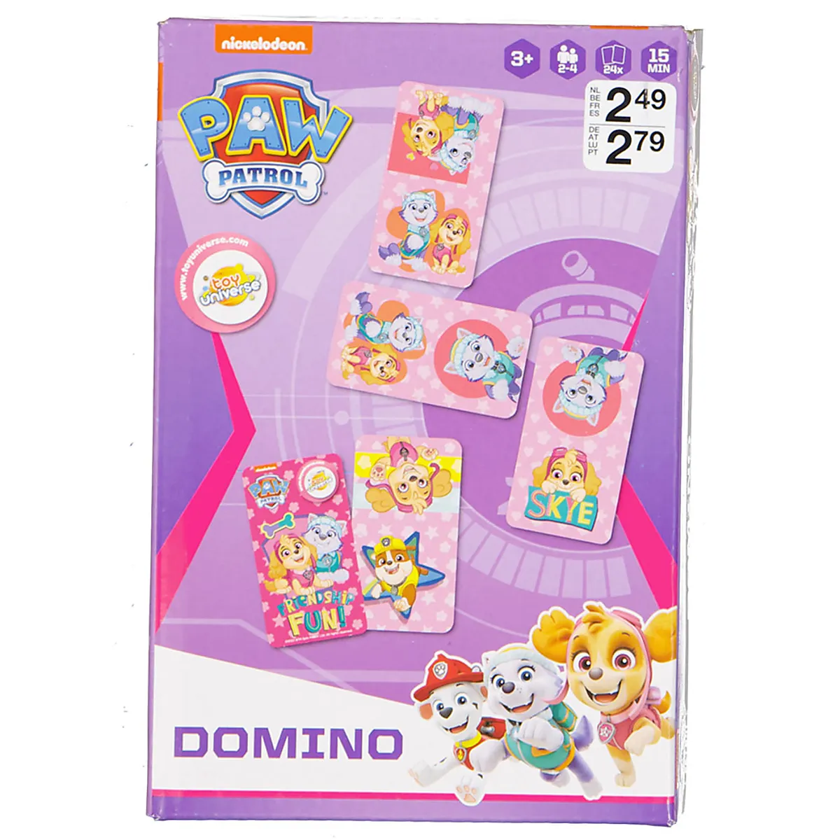Memo en Domino - Roze