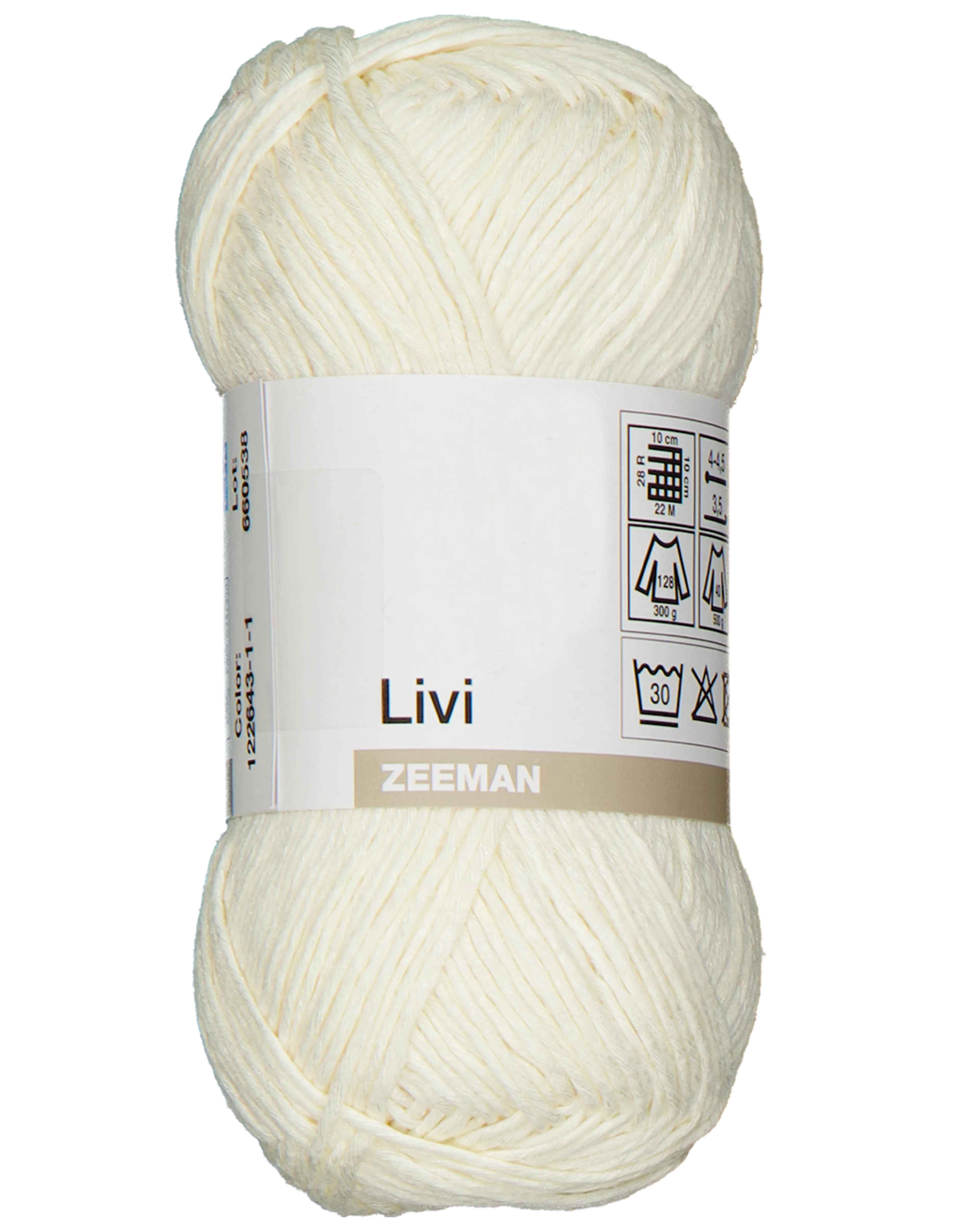 Livi Fil à tricoter - Blanc