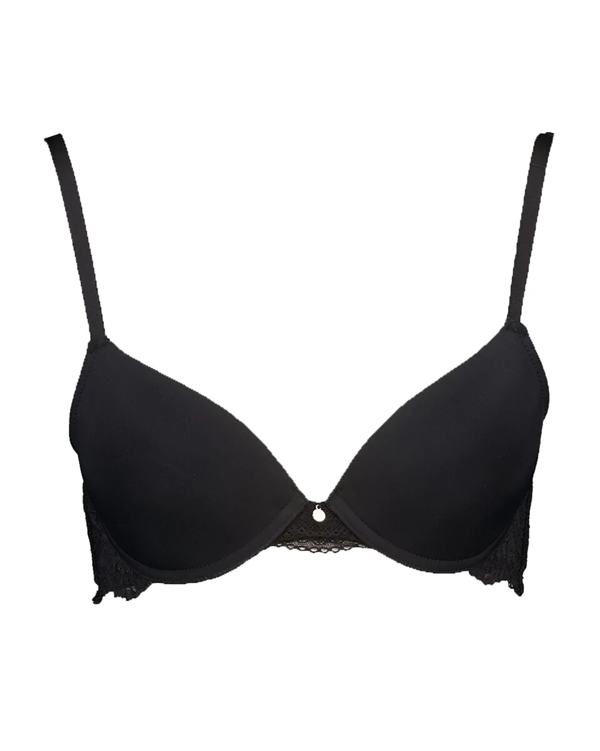 Cheeky plunge Push-up beha - Zwart