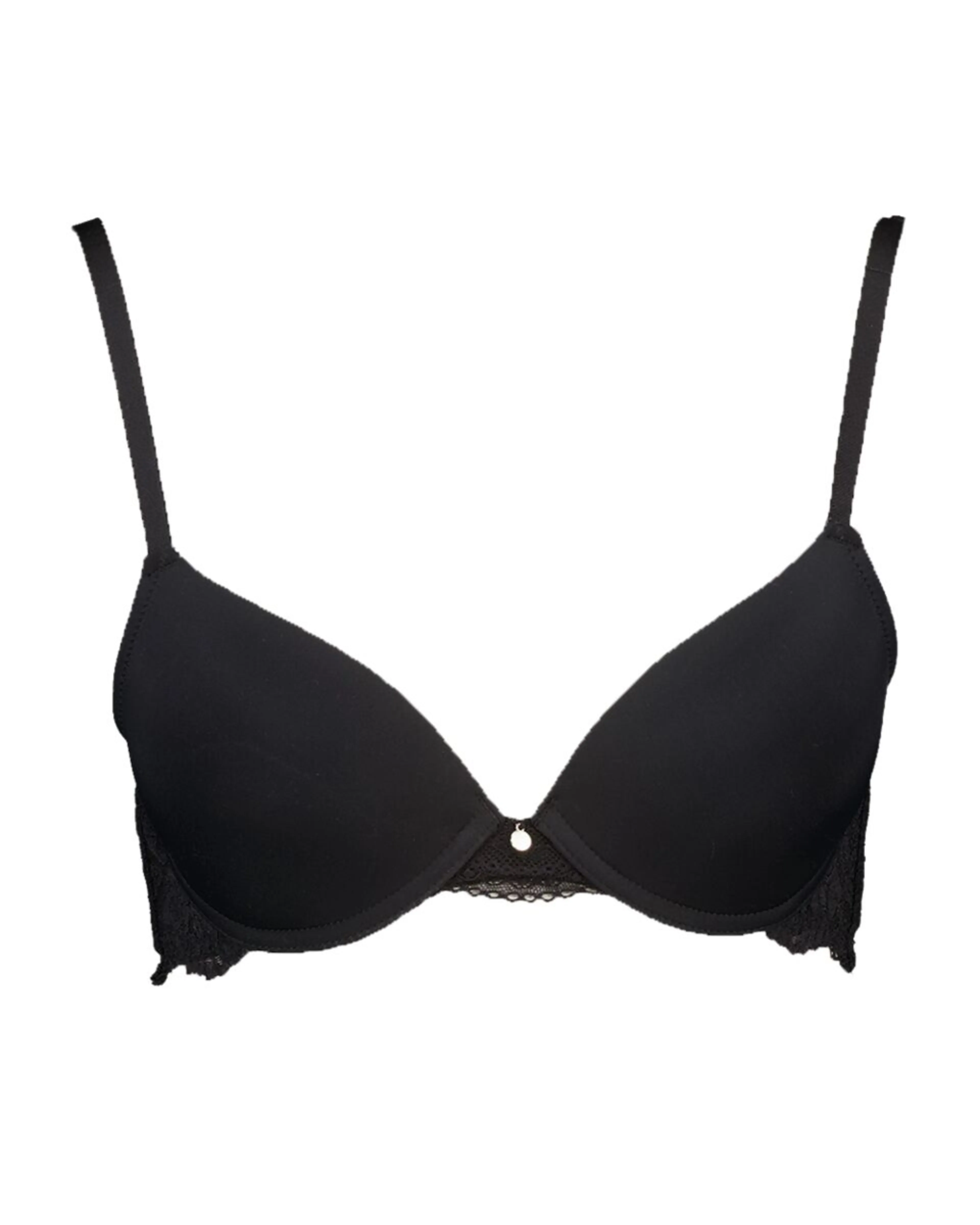 Cheeky plunge Push-up beha - Zwart