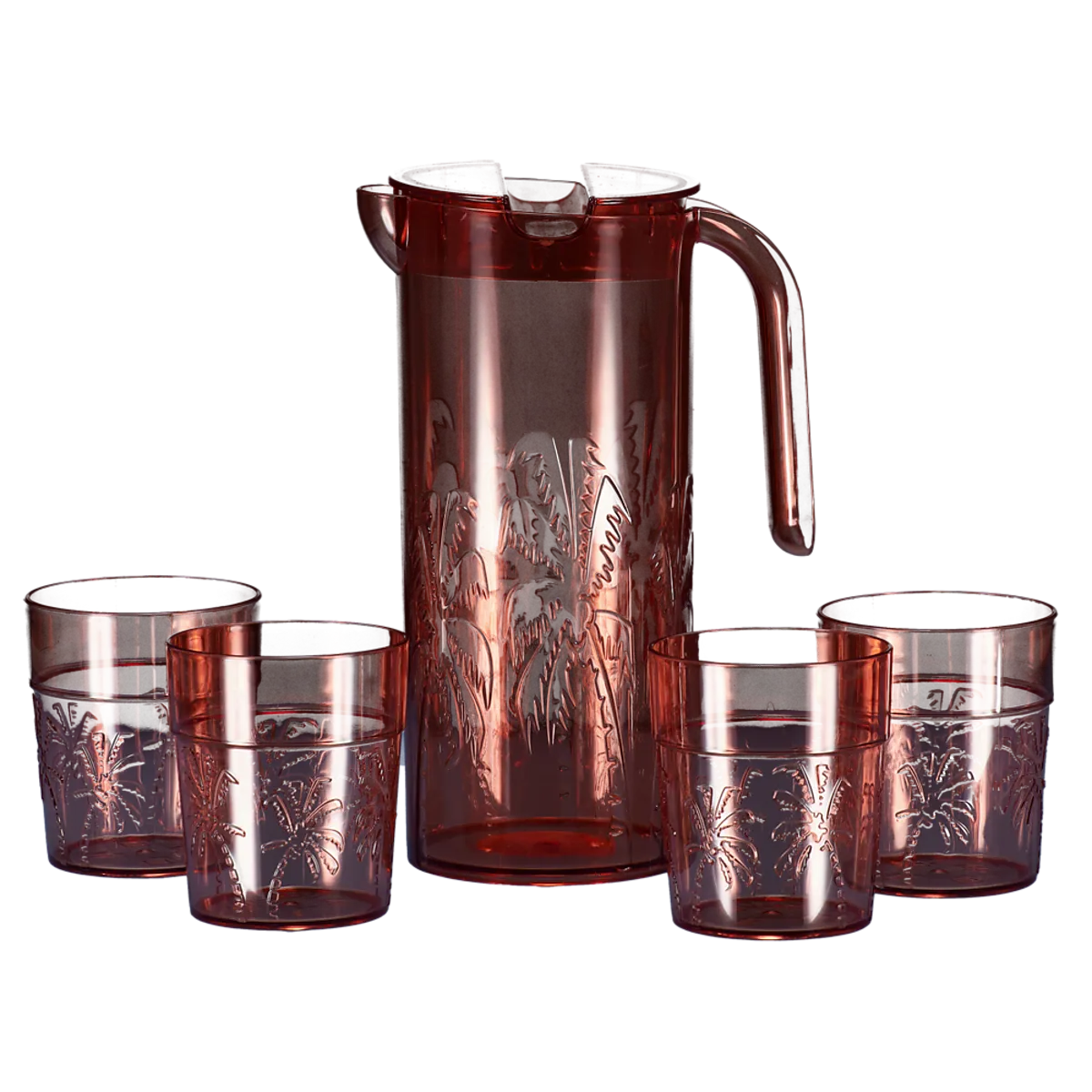 Lot de verres - Orange