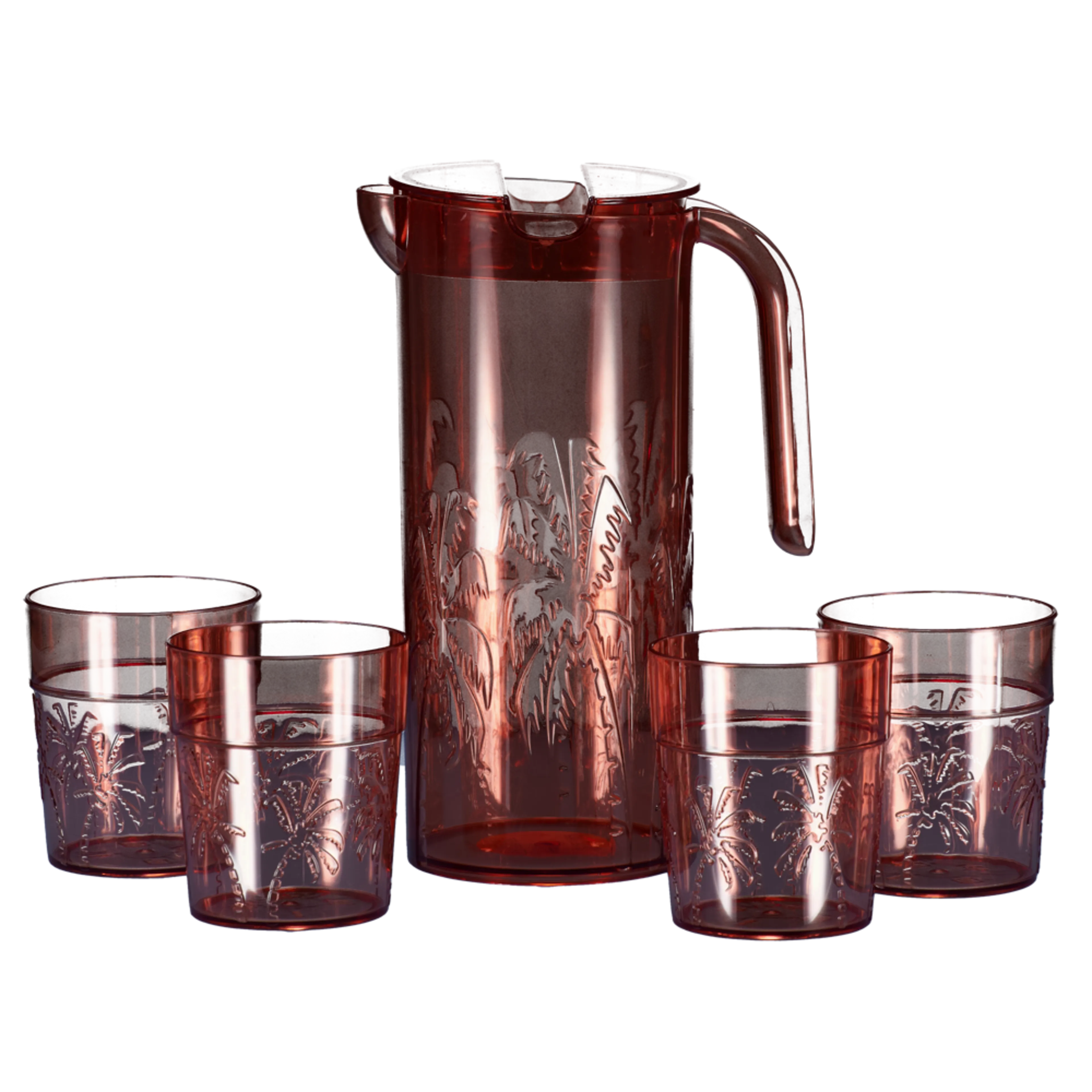 Lot de verres - Orange