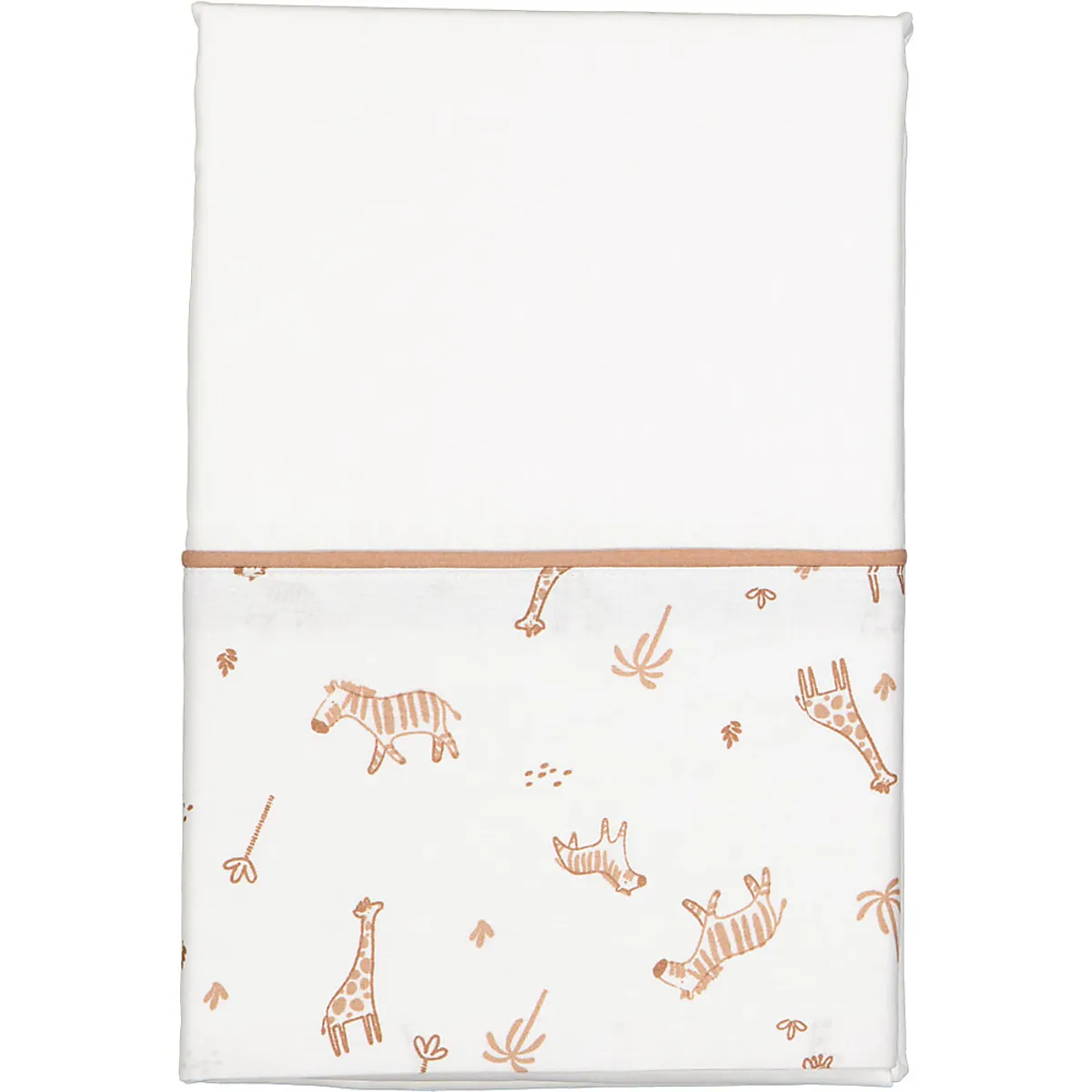 Drap pour lit bébé - Marron