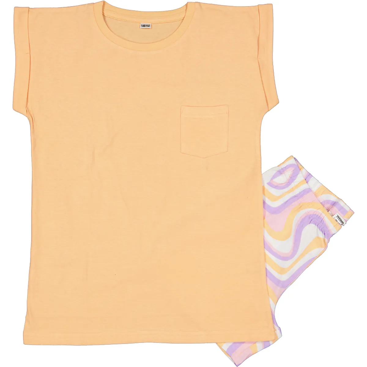 Pijama corto - Naranja