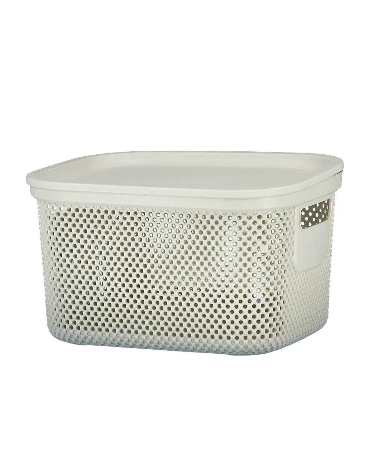 Aufbewahrungsbox mit Deckel - Grau