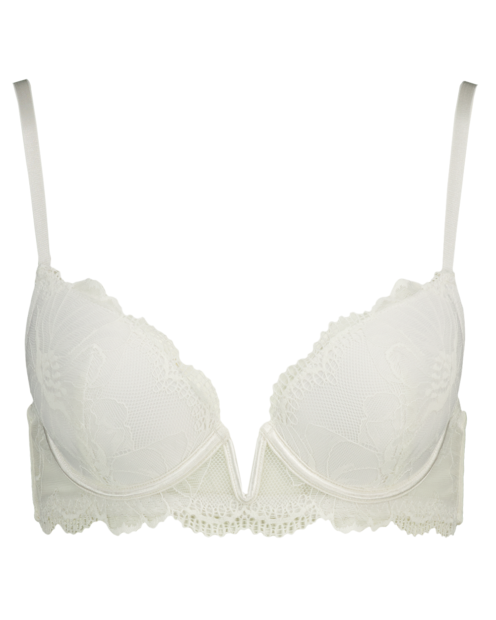 Plunge Padded BH - Wit