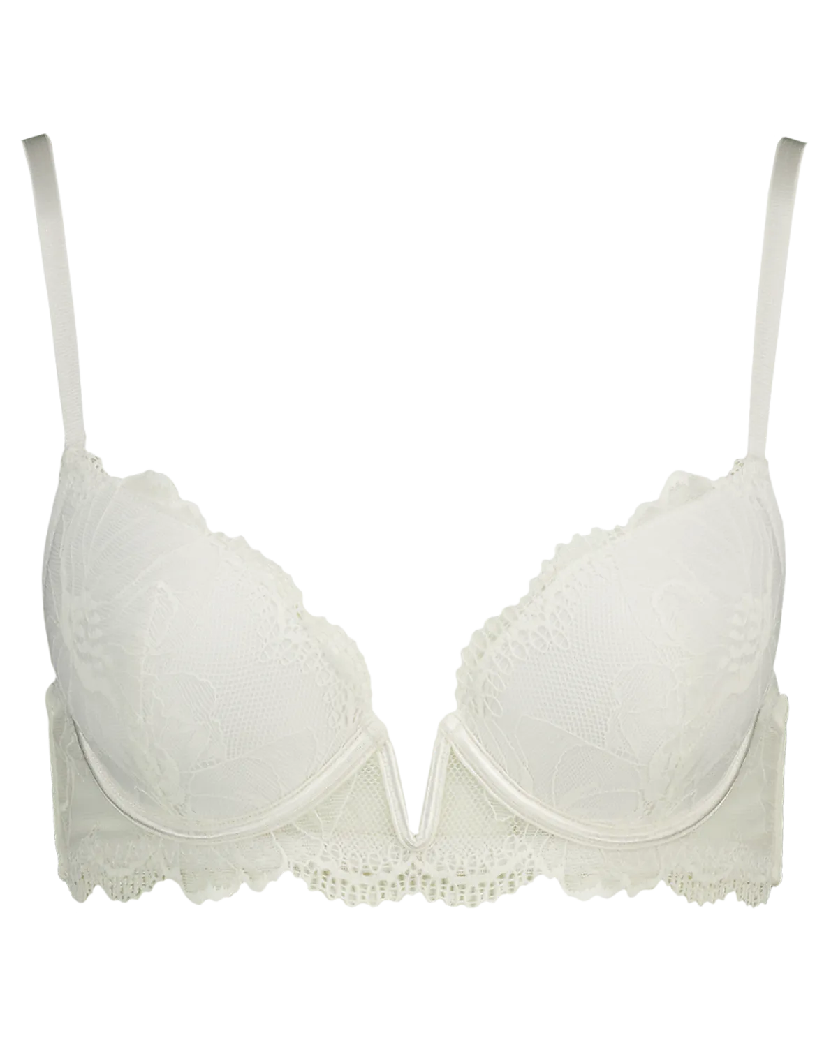 Plunge Padded BH - Wit