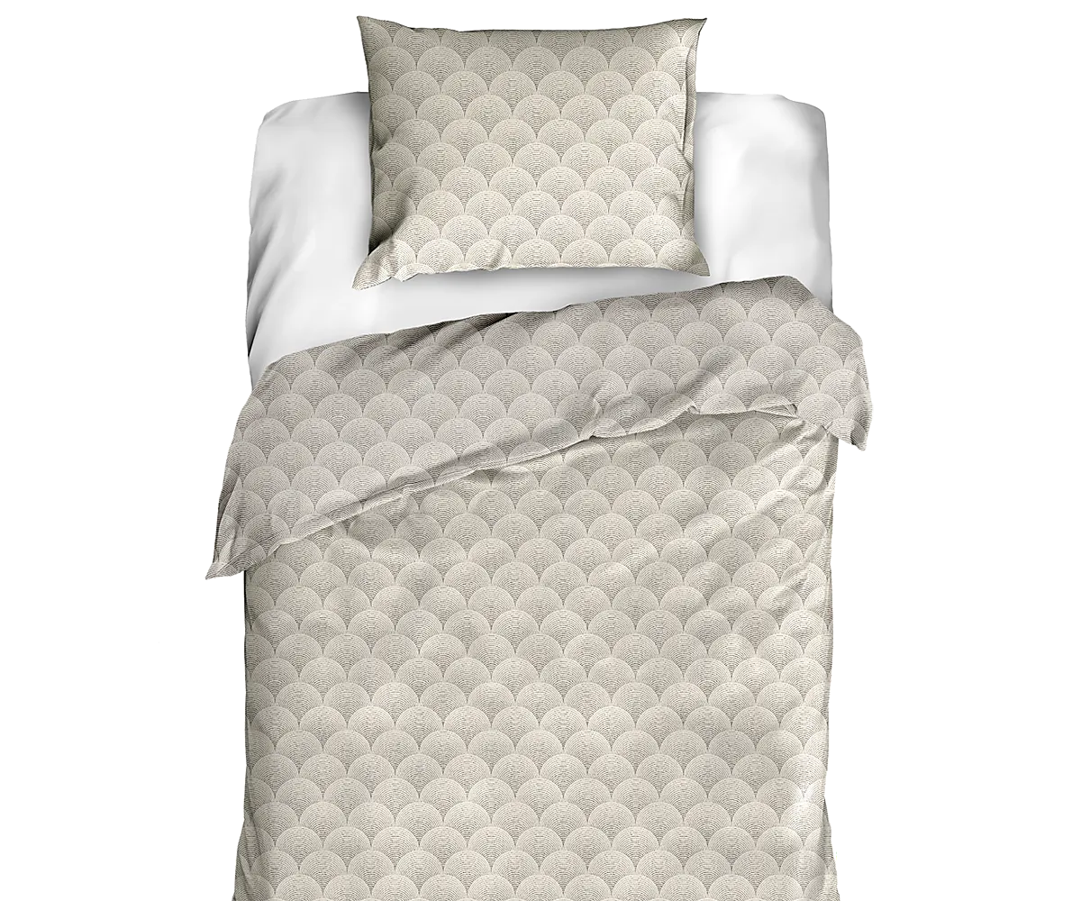 Conjunto de edredão - Cinzento