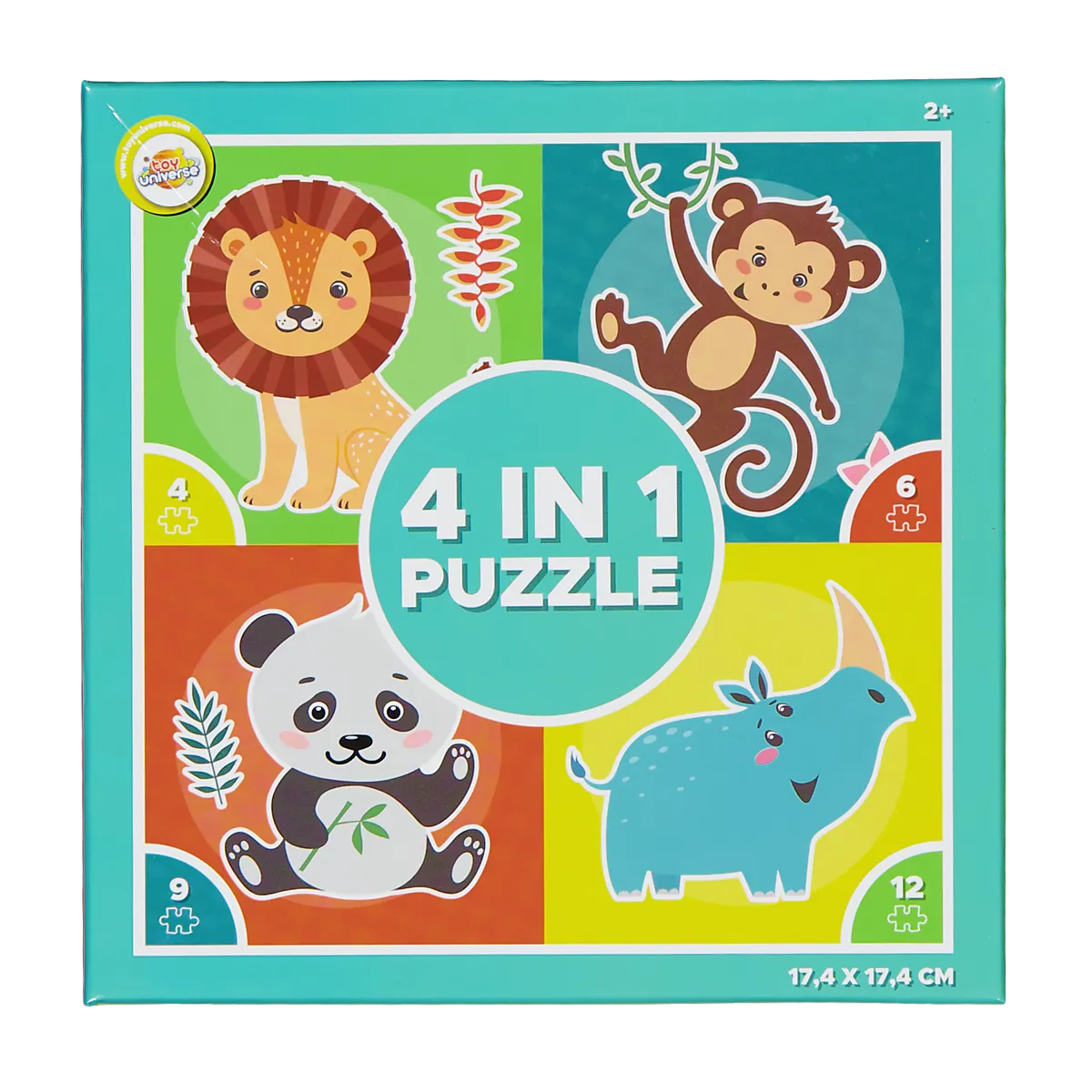 Puzzel 4-in-1 - Groen