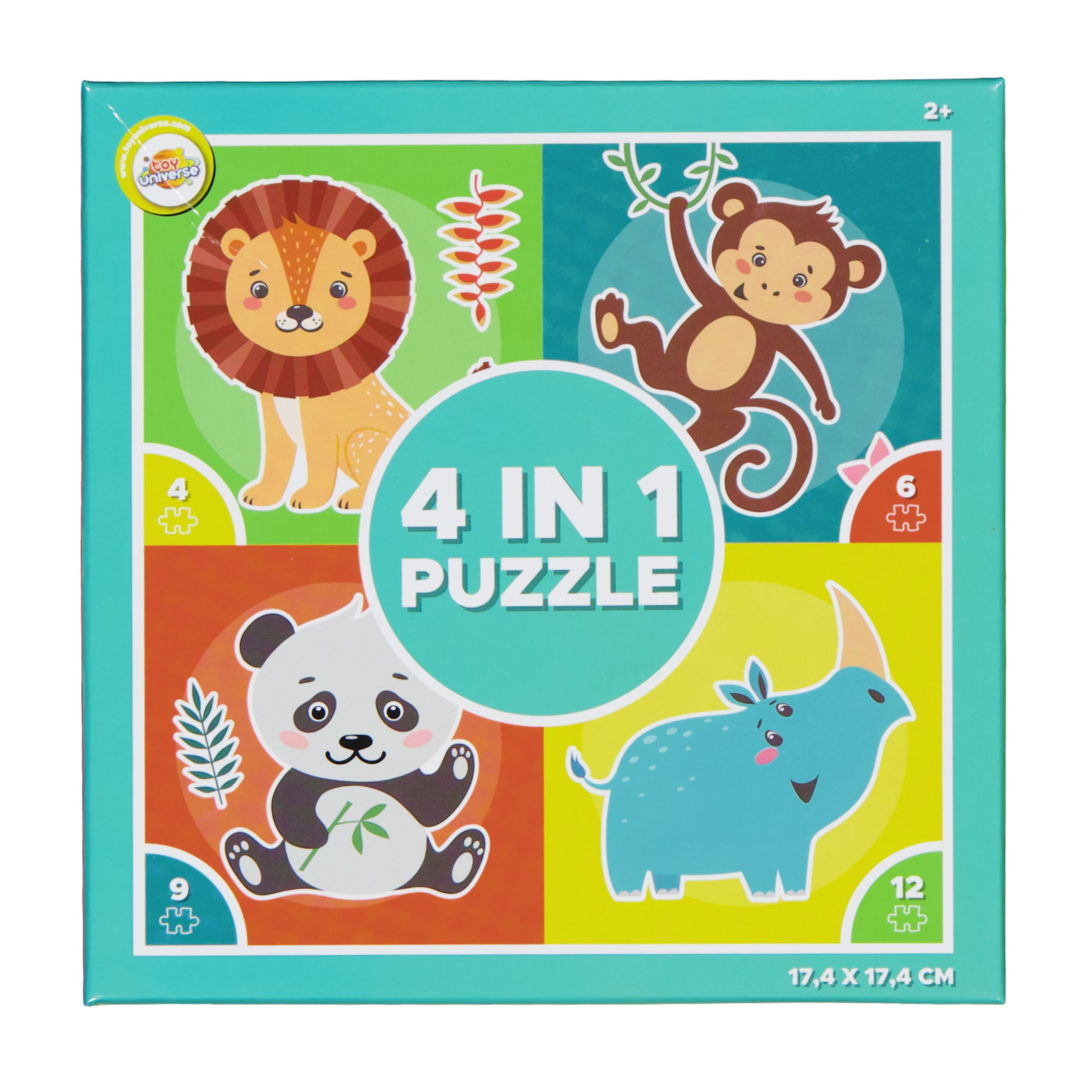 Puzzle 4 in 1 Grün