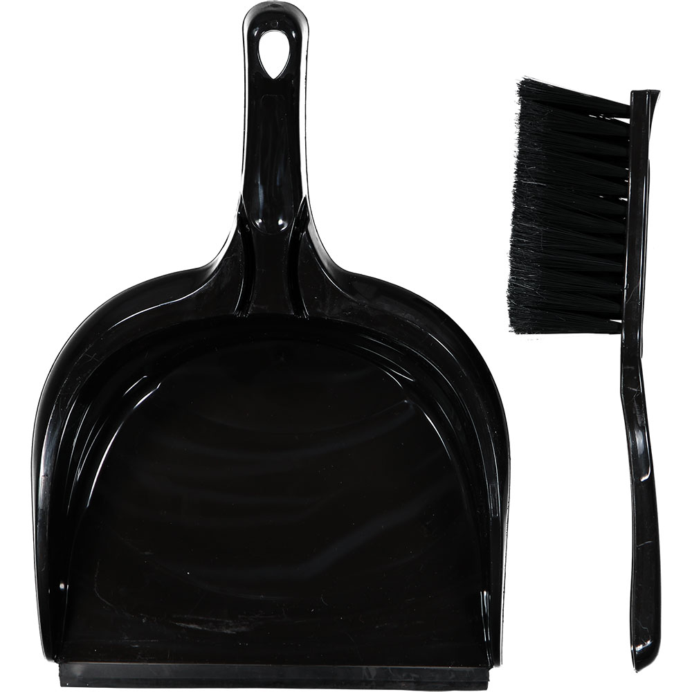 Stoffer en blik - Grijs