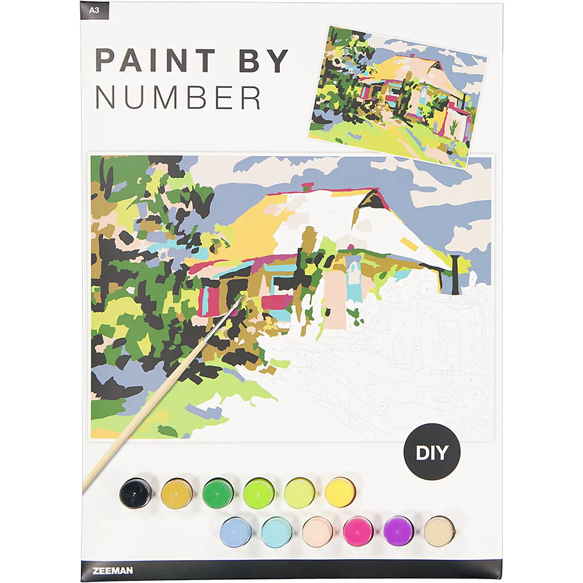 Pintura por números - Verde